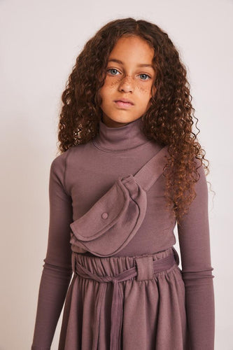 Parni Short Skirt w. Drawstring-Grape