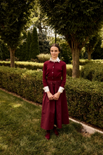 Load image into Gallery viewer, Little Parni Rhinestone Cardigan (K545) - Burgundy