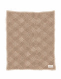 Bebe Organic Plaid Blanket - Taupe Plaid Patchwork