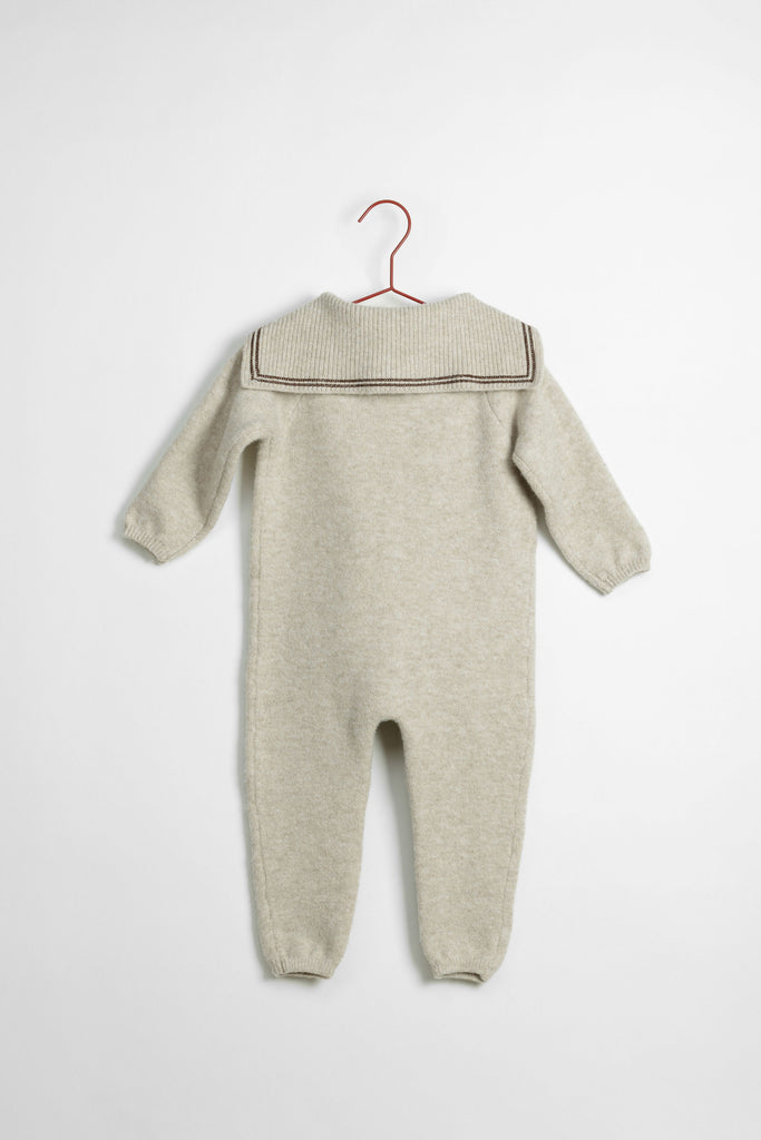 Please Mom Wheat Sailor Romper