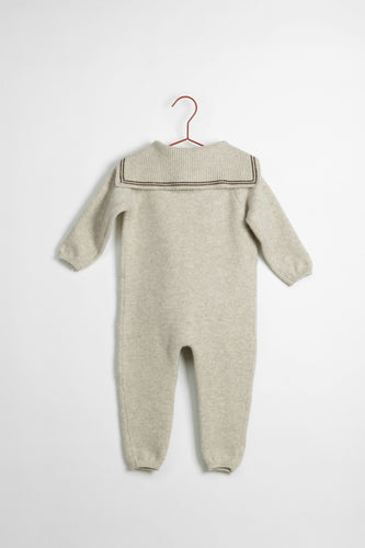 Please Mom Wheat Sailor Romper