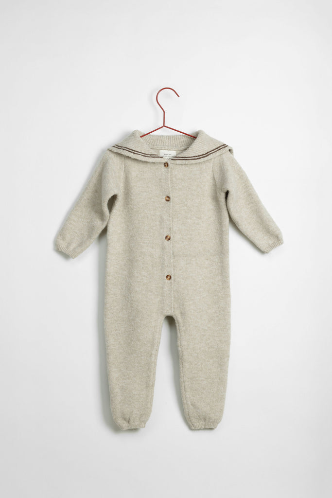 Please Mom Wheat Sailor Romper
