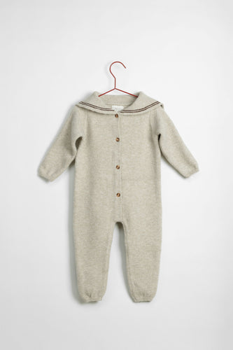 Please Mom Wheat Sailor Romper