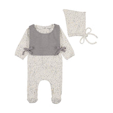 Load image into Gallery viewer, Bee &amp; Dee Whimsical Bloom Footie And Bonnet - Boys Print