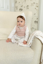 Load image into Gallery viewer, Bee &amp; Dee Whimsical Bloom Footie And Bonnet -Girl Print