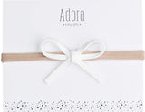 Adora Mini Classic Headband White