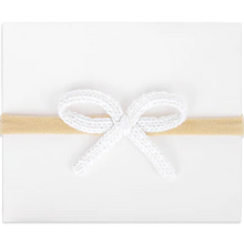 Load image into Gallery viewer, Adora White Crochet Headband