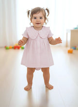 Load image into Gallery viewer, Yo Baby Stripe Dress - Soft Pink