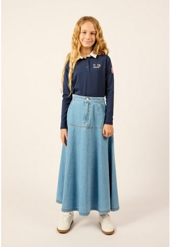 Little Parni Teen LP Est Collar Tshirt k512 - Blue