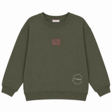 Calla Lili Boys Stamp Sweatshirt - Green