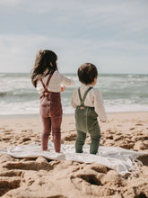 Load image into Gallery viewer, Silly Silas Footless Cotton Tights - Acai Smoothie - Final Sale