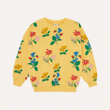 Load image into Gallery viewer, The Campamento Flowers Allover Sweatshirt - Yellow