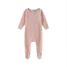 Load image into Gallery viewer, Oubon Allover Heart Print Footie