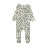 Lilette All Over Floral Footie - Slate