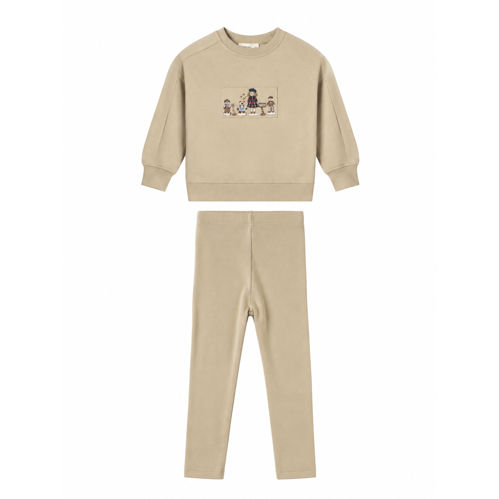 Limonana Storybook Baby Girls Set - Oat