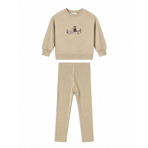 Limonana Storybook Baby Girls Set - Oat