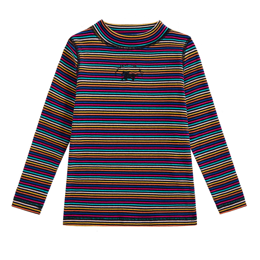 Limonana Carousel Striped Mockneck