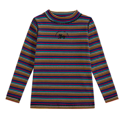 Limonana Carousel Striped Mockneck