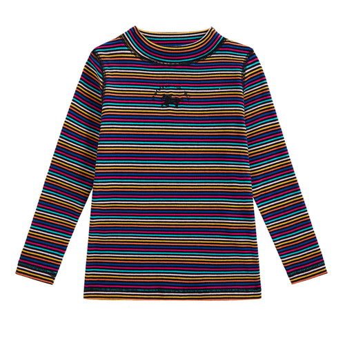 Limonana Carousel Striped Mockneck