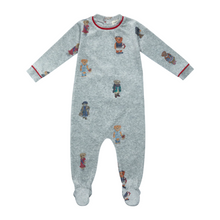 Load image into Gallery viewer, Crew Bear Footie - Red