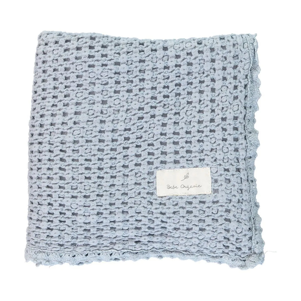 Bebe Organic Waffle Blanket - Sea