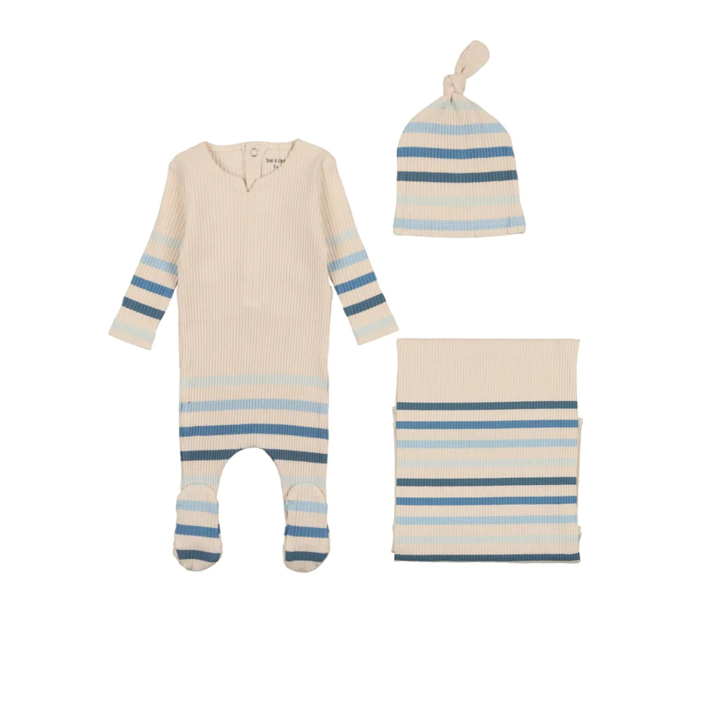 Bee & Dee Stripe Set-Boy Birch