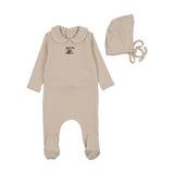 Bee & Dee Antique Phone Footie with Beanie - Elmwood - Boy's