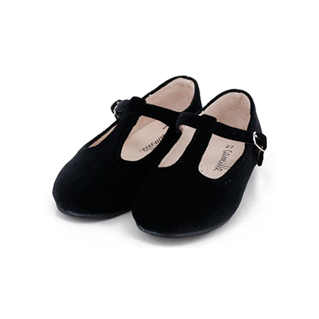 Camille Shoes Bella - Black Velvet – Moonlight