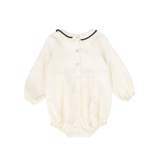 Load image into Gallery viewer, Francesca Guiliano Velvet Piped Romper - Black