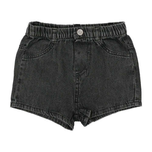 Lil Legs Denim Shorts - Black Wash