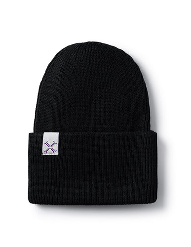 Jacqueline & Jack Classic Cuffed Beanie Black