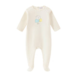 Oubon Block Print Footie - Boys