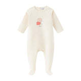 Oubon Block Print Footie - Girls