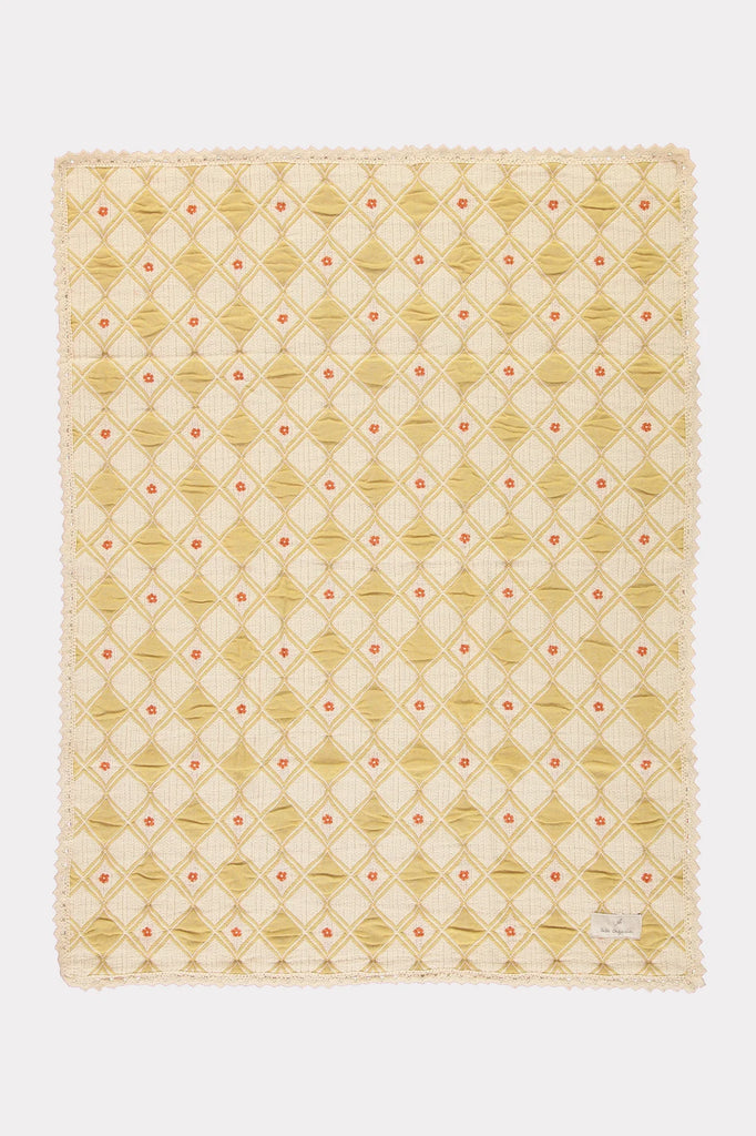 Bebe Organic Blossom Blanket - Mustard