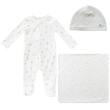 Load image into Gallery viewer, Kipp Furry Friends Star Fur Layette Set - Blue