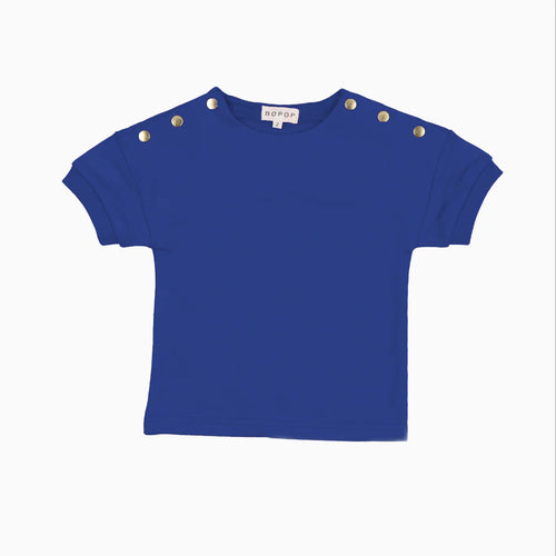 Bopop Snap Tee - Royal Blue