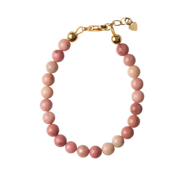Blush Dye Beads Bracelet