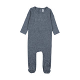 Bonjoy Bebe Footie - Heather Blue