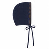 Mini Moda Heirloom Bonnet - Navy