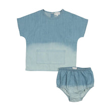 Load image into Gallery viewer, Bopop Denim Ombre Toddler Set