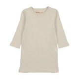 Farren & Me Solid 3/4 Sleeve T-shirt - Cream