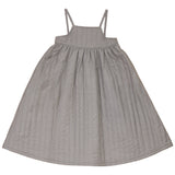 Calla Lili Girls Quilted Dress - Taupe