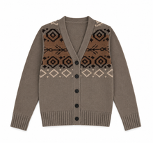 Load image into Gallery viewer, Calla Lili Boys Chunky Cardigan - Taupe