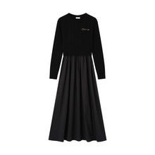Load image into Gallery viewer, Coco Blanc Cabled Robe - Black