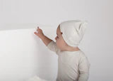 Load image into Gallery viewer, Cadeau Bear Embossed Footie &amp; Beanie - Boys