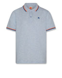 AO76 Carter Polo - Heather Light Blue