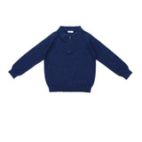 Coco Blanc Navy Zipper Polo