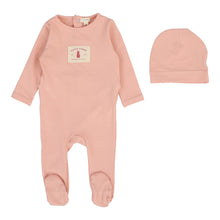 Load image into Gallery viewer, Lil Legs Contrast Footie &amp; Beanie - Coral