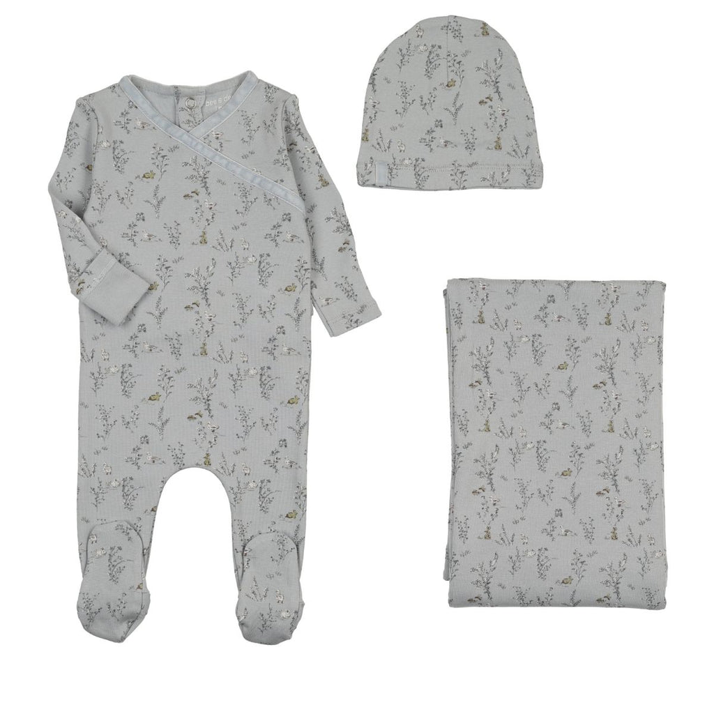 Bee & Dee Countryside Quaint Layette Set - Boys Print