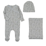 Bee & Dee Countryside Quaint Layette Set - Boys Print